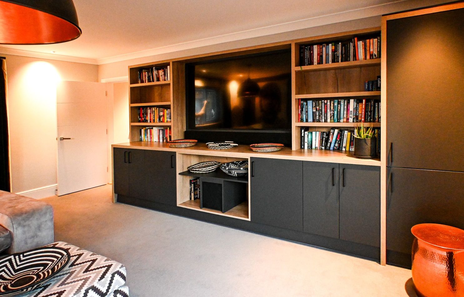 Settle into the cosy snug cinema room with patio doors opening to the garden, blending indoor comfort with fresh air. Perfect for movie nights, relaxed evenings and luxury holiday stays in Kent.