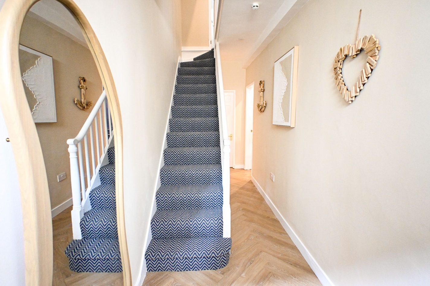 Step inside and leave the outside world behind. Spanning three floors, Kent House combines elegant coastal interiors with plenty of space for families and groups, all just moments from Ramsgate Harbour, sandy beaches and independent cafés.