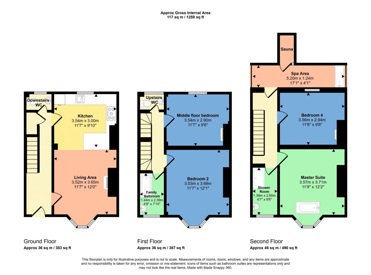 Kent House is arranged across three spacious floors, offering four king bedrooms, three bathrooms, flexible sofa bed accommodation and unique wellness features including a private spa courtyard with sauna and mini jacuzzi tub. Ideal for families, groups a