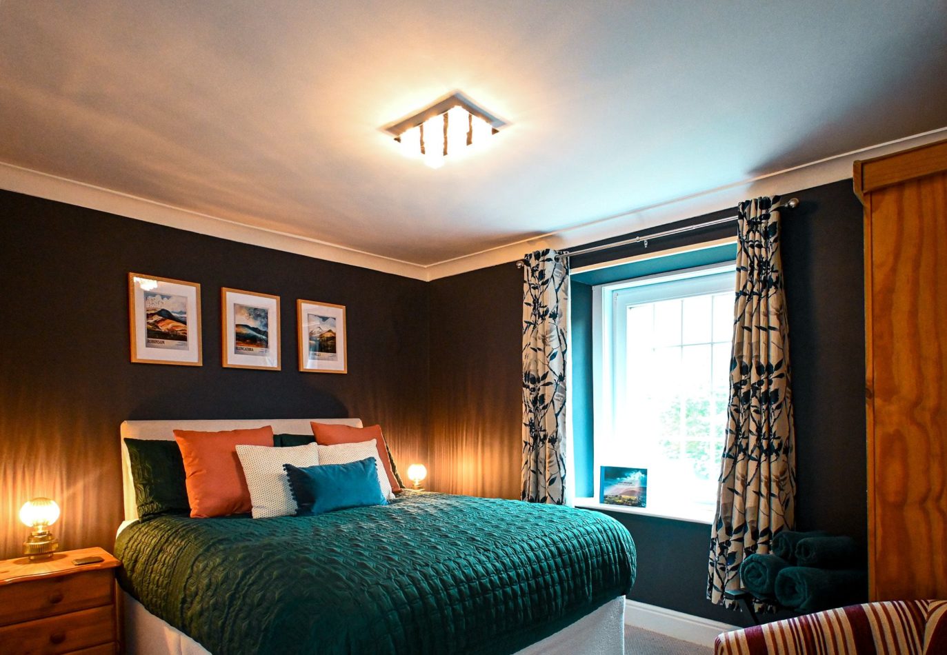 You can't help but relax in this sumptuous double bedroom