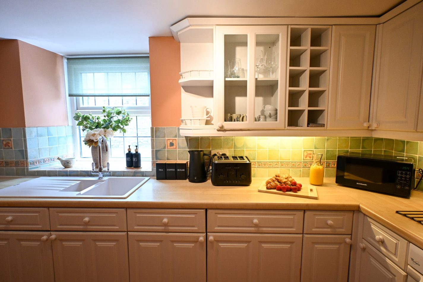 The family kitchen has everything you will need for your stay in Cumbria