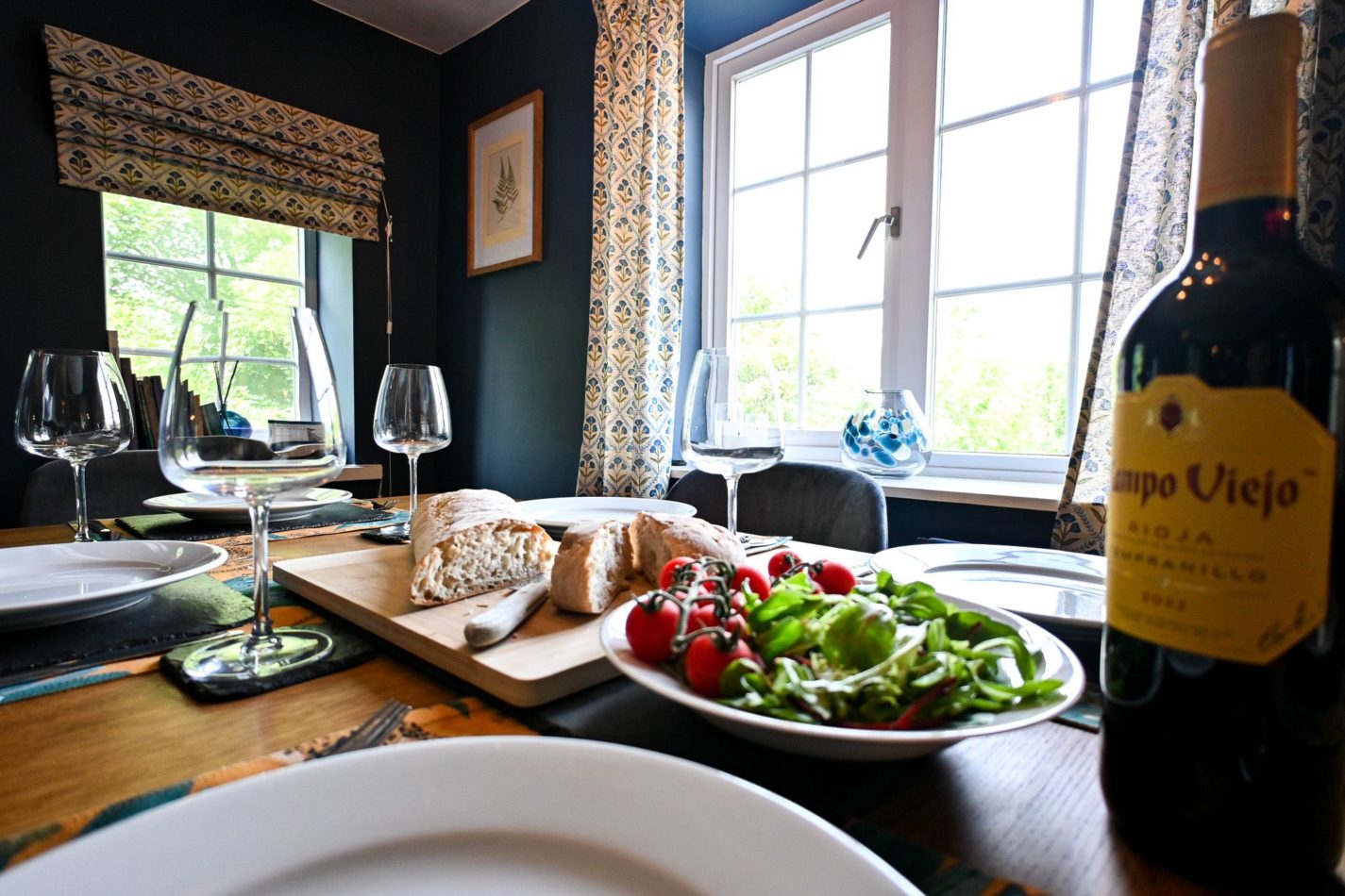 Dining as a family is no problem at Poacher's End, Brough, with a dining space just off the attractive living space