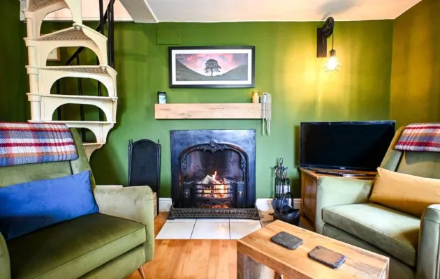 Arriving at Poacher's End you will be welcomed by a cosy living space. 