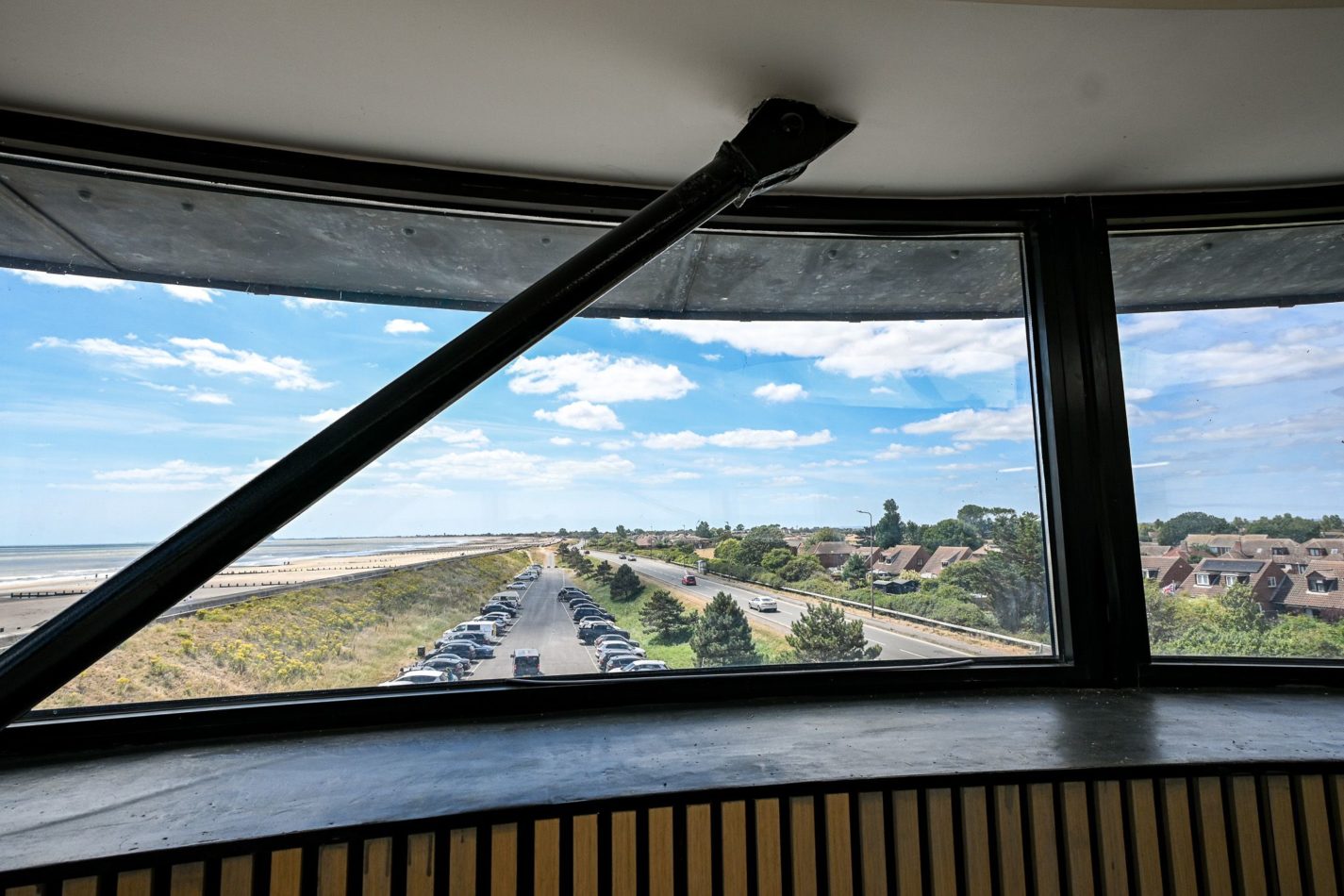 A view framed by history. Look out through the tower windows towards Dymchurch and the surrounding coast — a wonderful reminder that you’re staying somewhere genuinely unlike anywhere else.