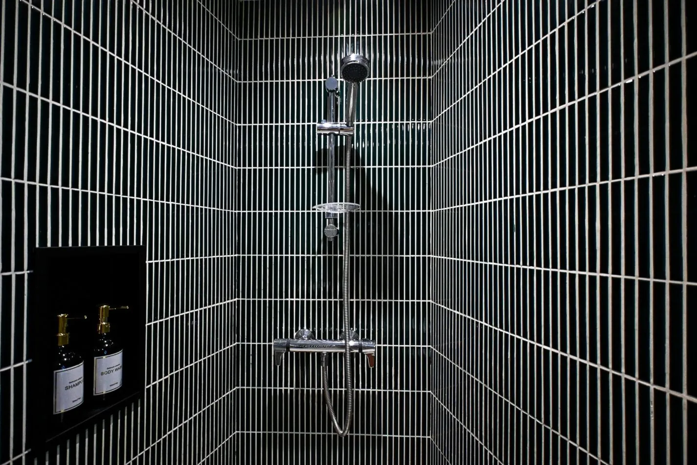 Wash away the sand after a day on the beach beneath a fabulous rainfall shower. Modern, stylish bathrooms bring a little everyday luxury to this wonderfully unusual historic stay.