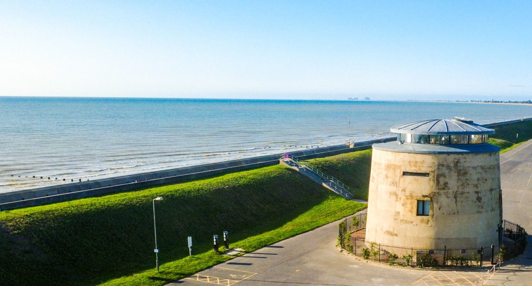 It does not get much closer to the sea than this. Your very own historic Martello Tower, standing proudly on Dymchurch seafront with the beach and miles of coastline quite literally on the doorstep