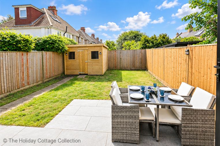 Enjoy sunny afternoons in your enclosed garden, with comfortable outdoor dining furniture and plenty of space to relax after a morning exploring Hythe.