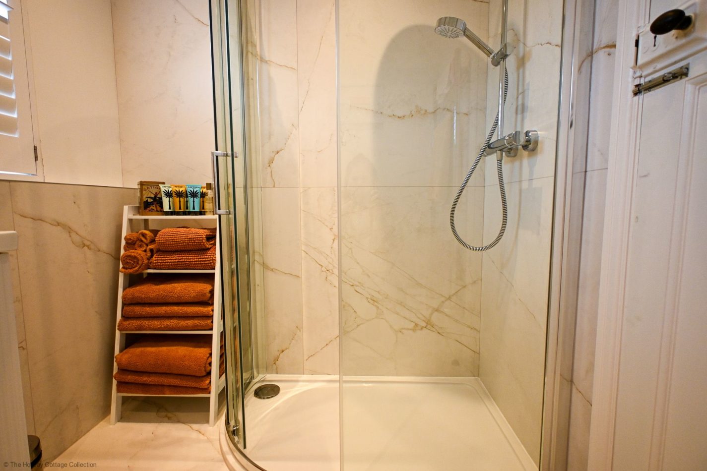 Start your morning with a refreshing shower in the stylish family bathroom, with a spacious walk in shower and contemporary fittings, ready for another day by the coast.